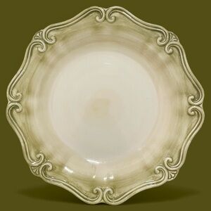 LENOX Dinner Plate  Green COLORE VERDE 9” Vintage